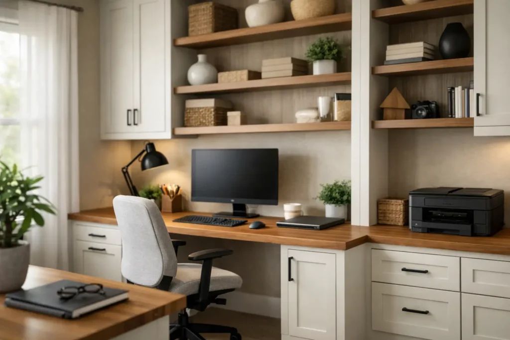 Custom Home Office Built Ins That Work Harder