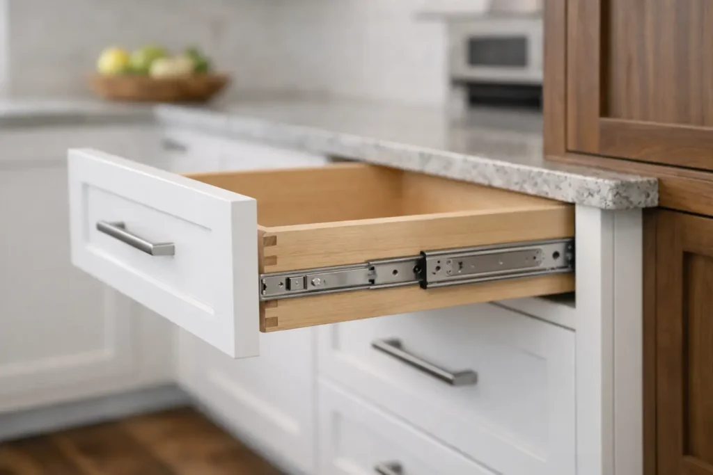 Drawer Slides for Better Custom Cabinetry