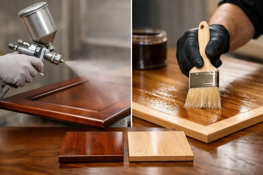 Lacquer Versus Conversion Varnish Finishes