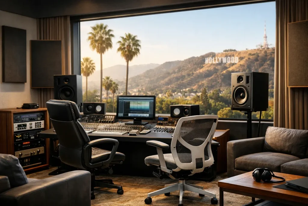 Recording Studios in Los Angeles: Plan the Furniture