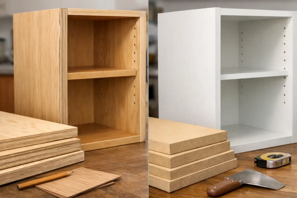 Plywood Versus MDF Cabinet Boxes Compared