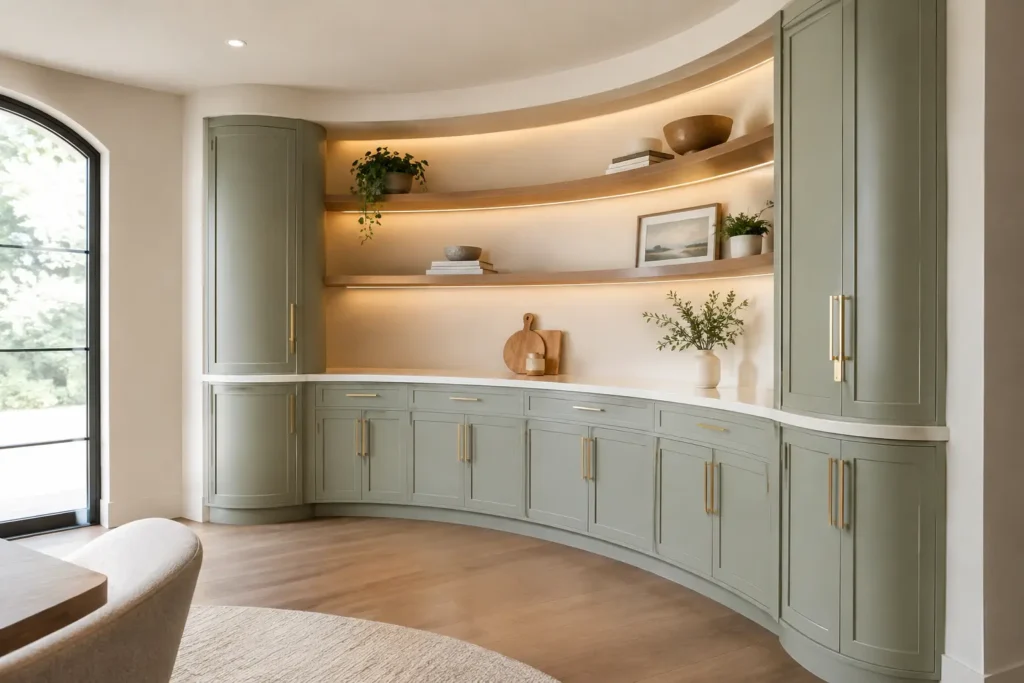 Can Cabinetry Fit Curved Walls? What It Takes