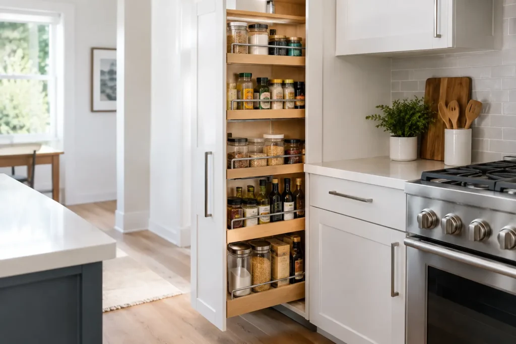 Pull Out Pantry Design for a Better Kitchen