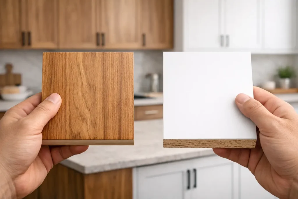 Veneer Versus Laminate for Custom Cabinetry