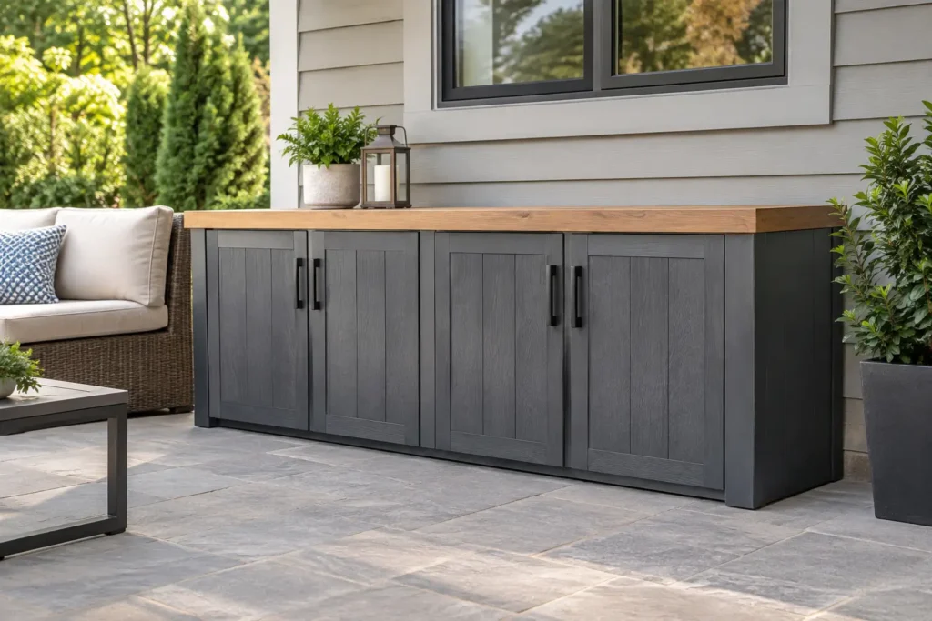 Custom Patio Storage Cabinets Built to Last