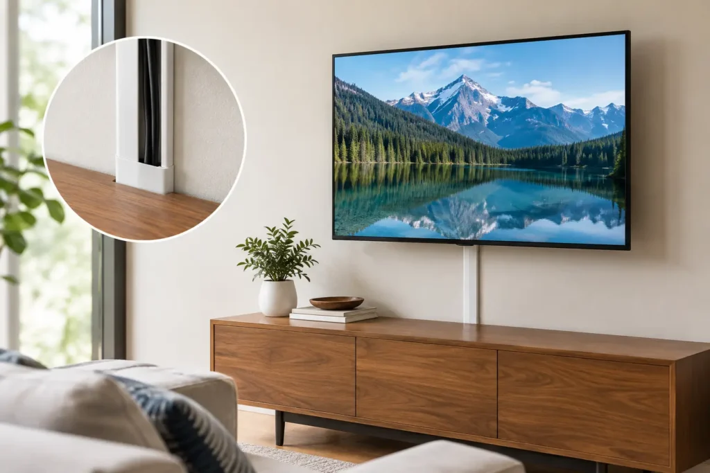 How to Conceal Television Wiring in Style
